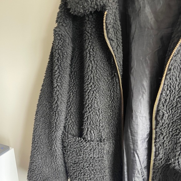 Garage Black Sherpa Jacket - Picture 2 of 4